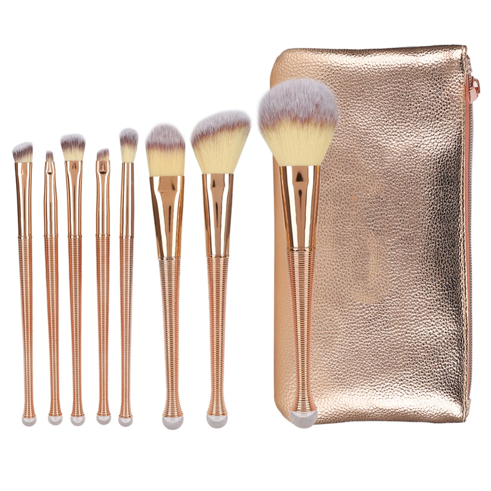 8pcs Professional Eye Shadow Brush Portable Loose Powder Cosmetic Brush Makeup Tool