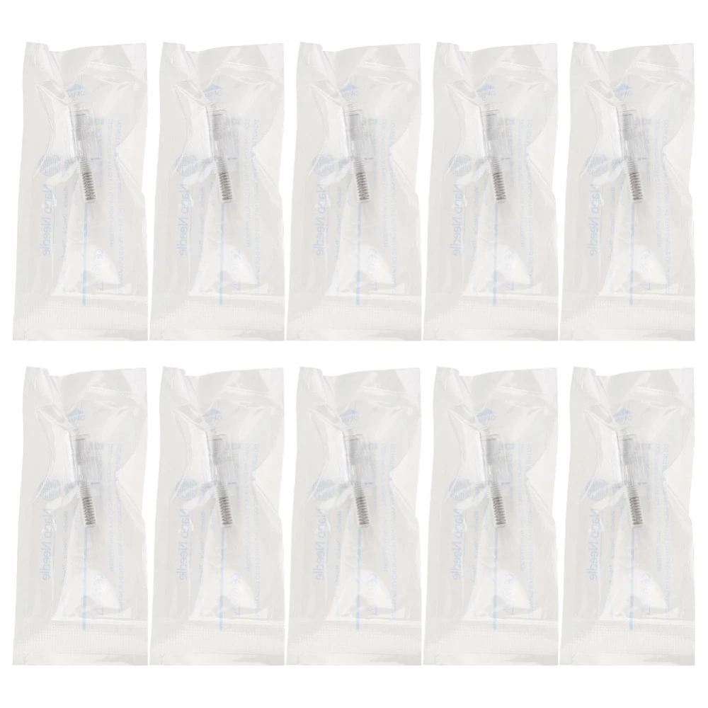 10Pcs Eyebrow Tattoo Cartridge Needle Electric Micro Needle Acne Removal Skin Care Tool