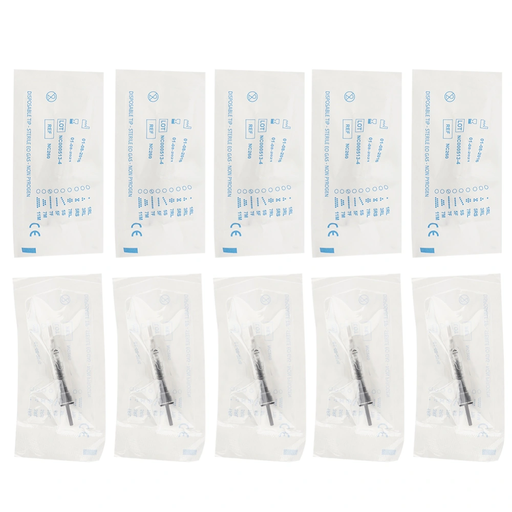 10Pcs/Set Electric Micro Needle Spot Removal Skin Care Tattoo Cartridge Needle Tool 7F