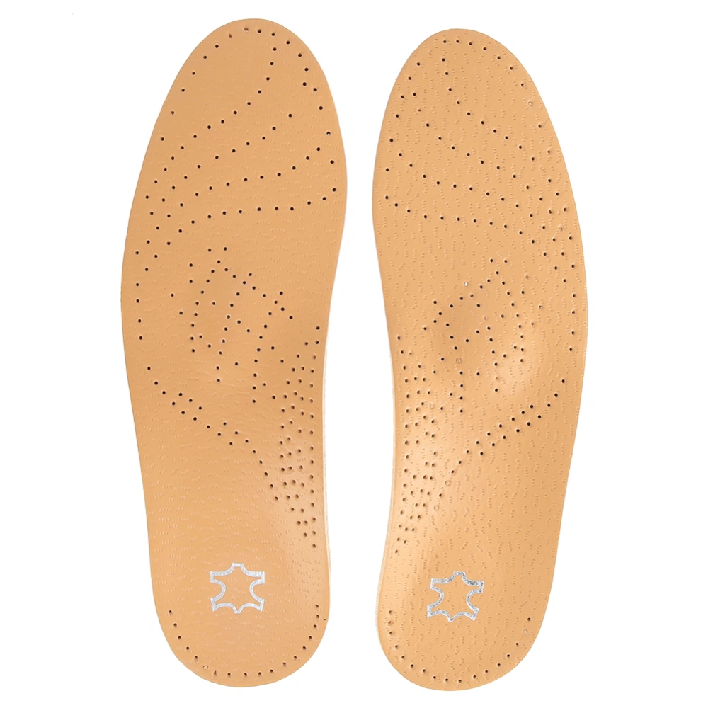 Unisex Orthotic Insoles Flat Feet Arch Support Pain Relive Massage Insole Shoes PadBrown 39/40