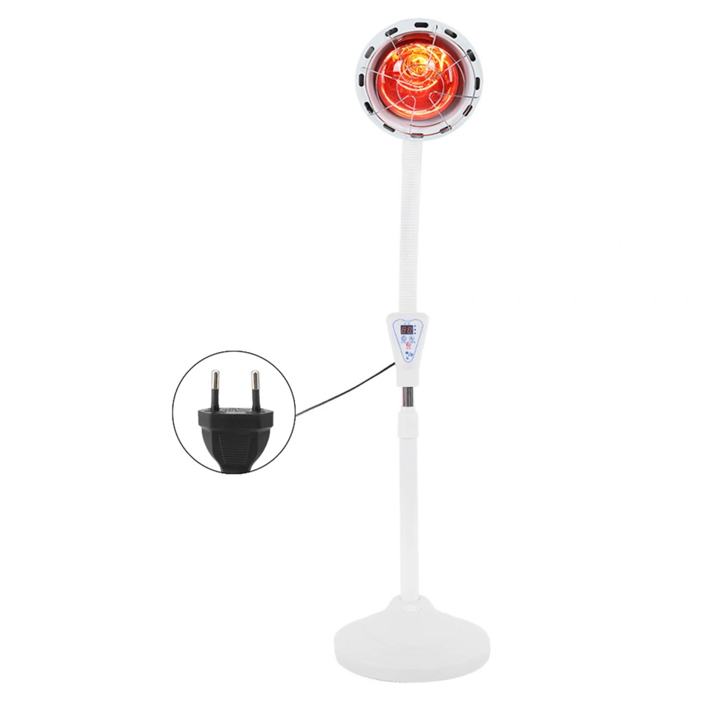 275W Floor Stand Infrared Light Heating Therapy Lamp Pain Relief Adjustable Skin Care Lamp EU Plug 220-240V