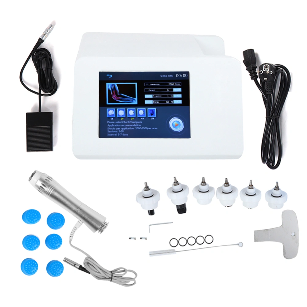 ED Electromagnetic Extracorporeal Shockwave Therapy Machine Pain Relief MassagerEU Plug 220V