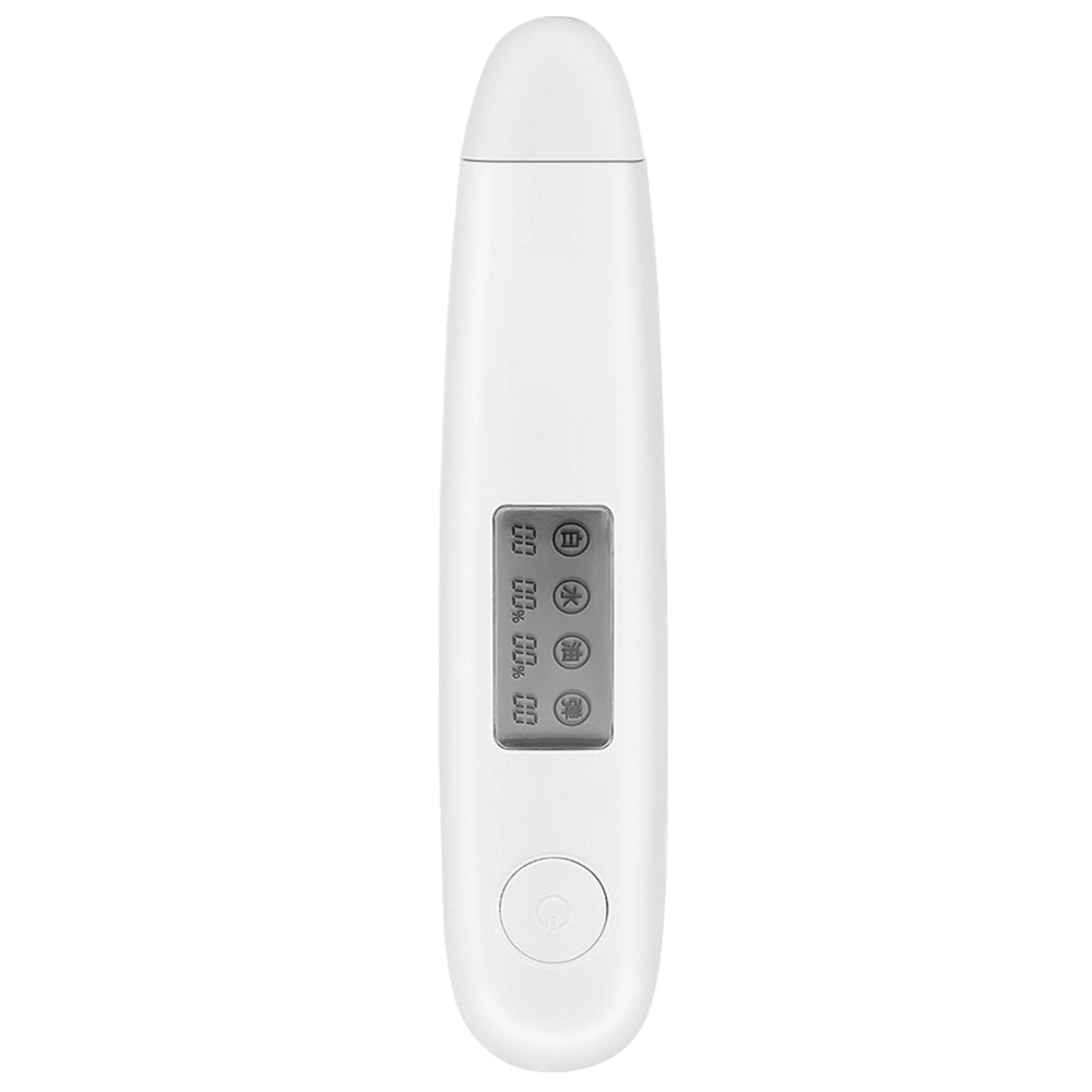 Skin Oil Content Moisture Analyzer Face Skin Elasticity Whitening Degree Tester Detector White