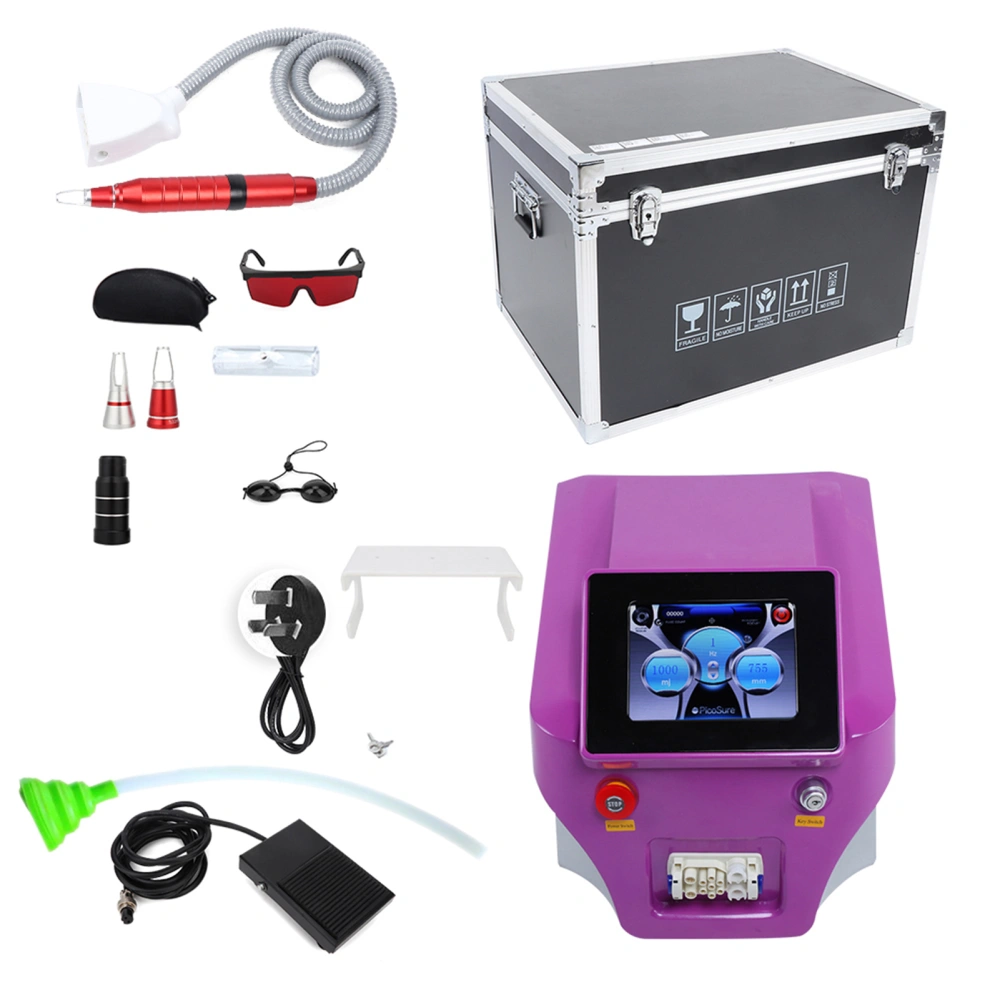 Picosecond Laser Tattoo Pigment Removal Beauty Machine Skin Whitening Spot RemoverAU Plug 220V