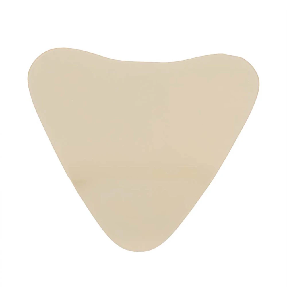 Silicone Anti Wrinkle Chest Pad Reusable Anti Aging Breast Patch Sticker (Triangular Gold)