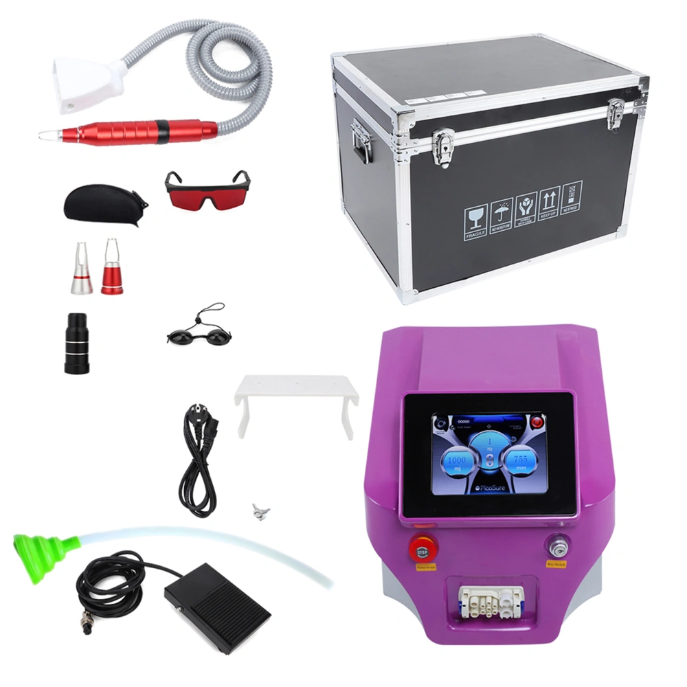 Picosecond Laser Tattoo Pigment Removal Beauty Machine Skin Whitening Spot RemoverEU Plug 220V