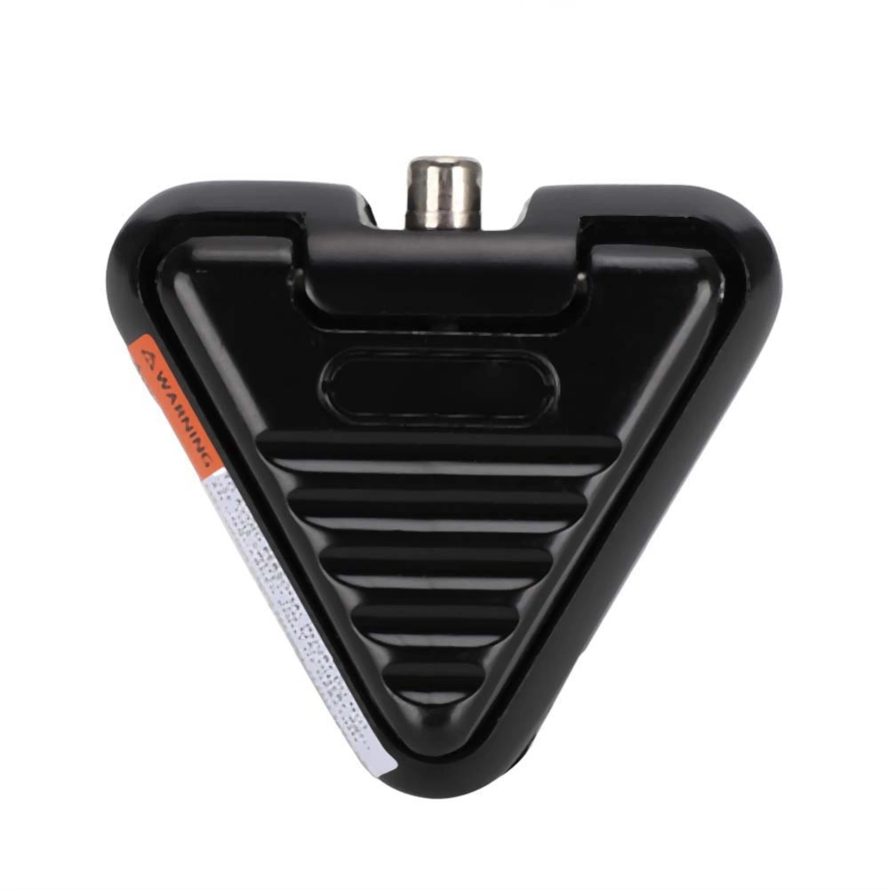 Triangular Alloy Foot Switch Tattoo Foot Pedal Tattoo Machine Accessory Power Supply (Black)