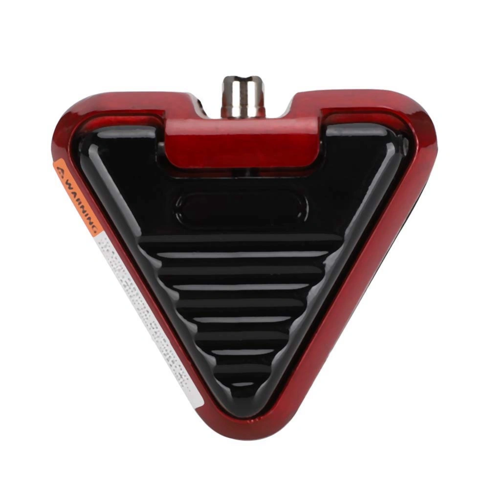 Triangular Alloy Foot Switch Tattoo Foot Pedal Tattoo Machine Accessory Power Supply (Red)