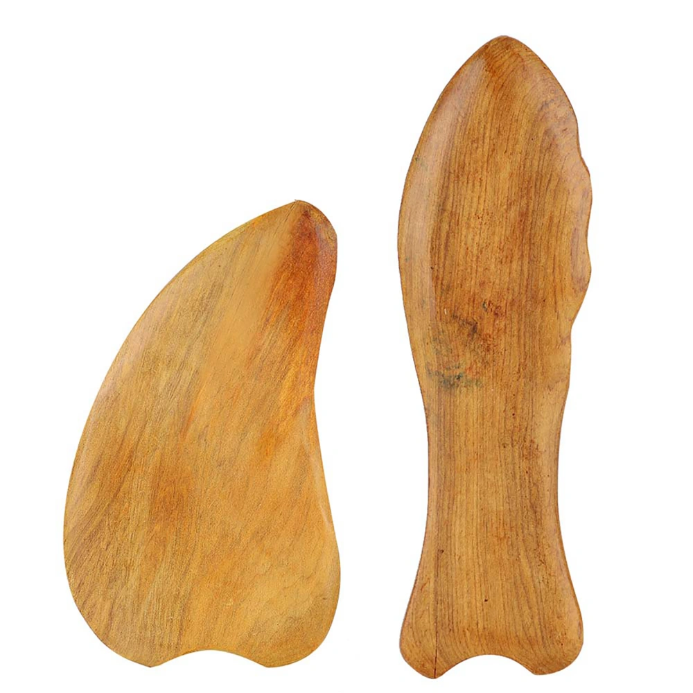 Wooden Scraping Board Face Neck Massage Muscle Pain Relief Gua Sha Tool (Type 01)