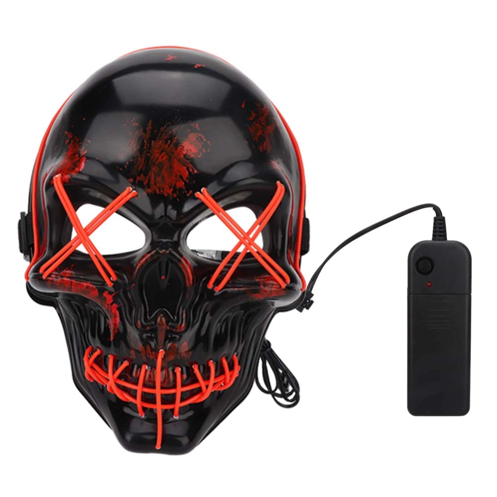 Skull Shape Electric LED Light Mask Cosplay Halloween Decoration Dancing Party Mask