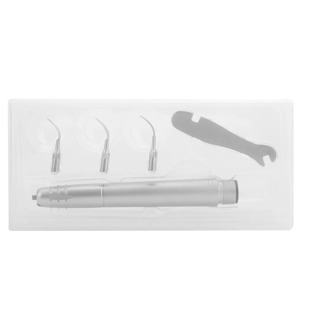 0‑8000Hz Dental 2 Holes Air Scalers Handpiece with 3 Tips Oral Dental Tool