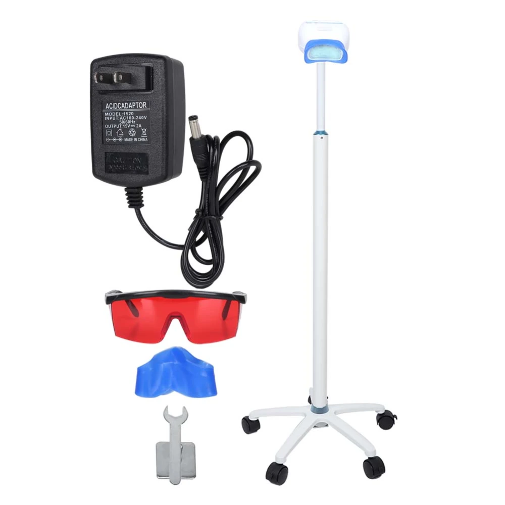 LED Cold Blue Light Dental Bleaching Machine Teeth Whitening Lamp Light Device 100-240V US Plug