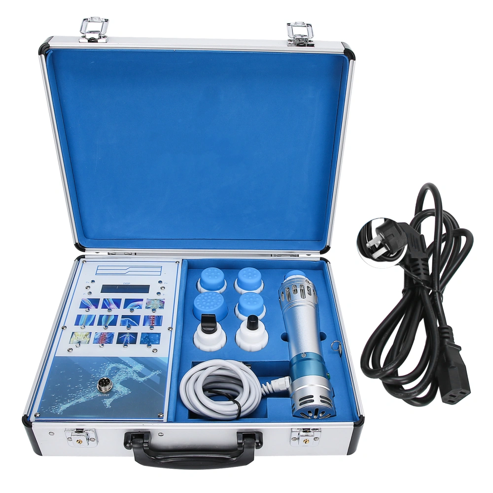 19ED Electromagnetic Extracorporeal Shock Wave Therapy Machine Pain Relief Massager UK Plug 220V