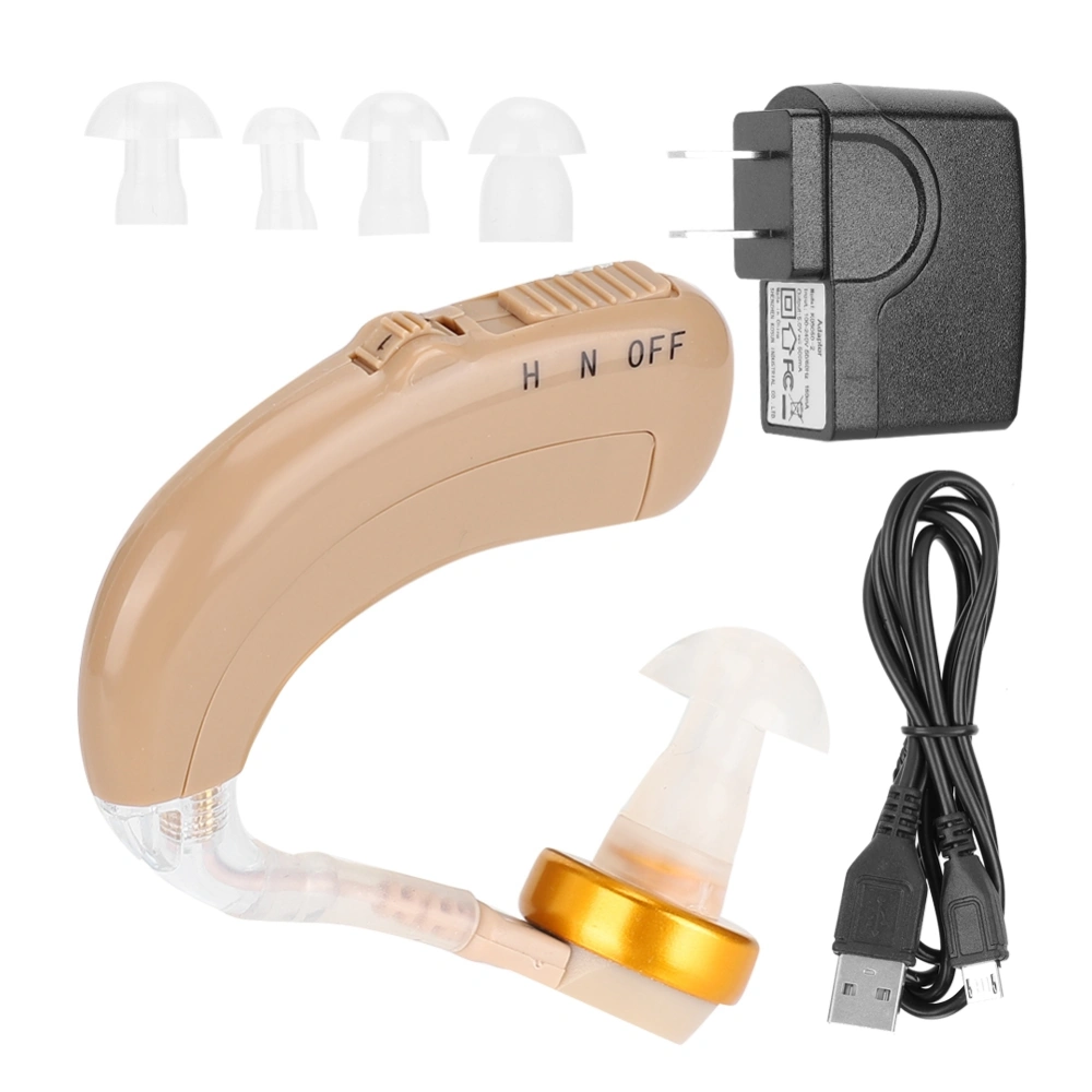 Professional Digital In Ear Sound Amplifier Assistance Hearing Aid US Plug 100-240V