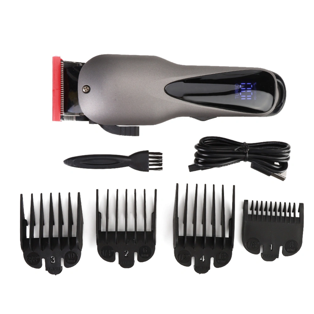 SHINON LED Adjustable Hair Clipper Trimmer Haircut Machine Electric Barber Hair Cutter