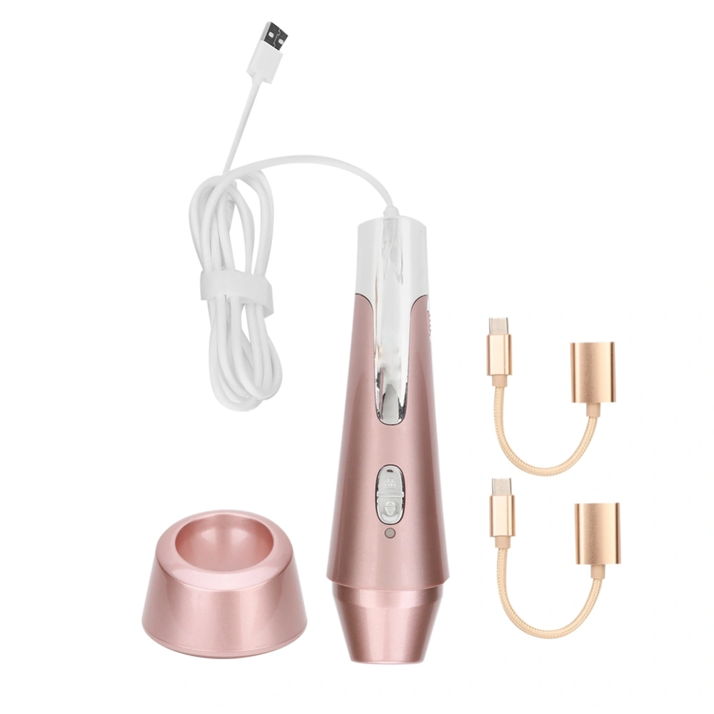 Multi-Function Portable Epidermis Dermis Sensor Tester Facial Skin UV Analyzer (Rose Gold)