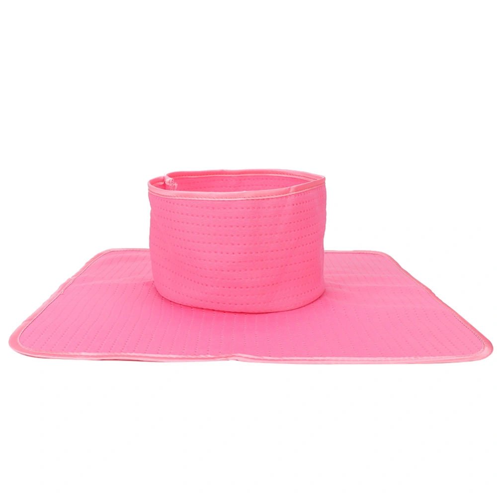 35x35cm Reusable Washable Hole Towel Beauty Salon Spa Lying Massage Towel (Pink)