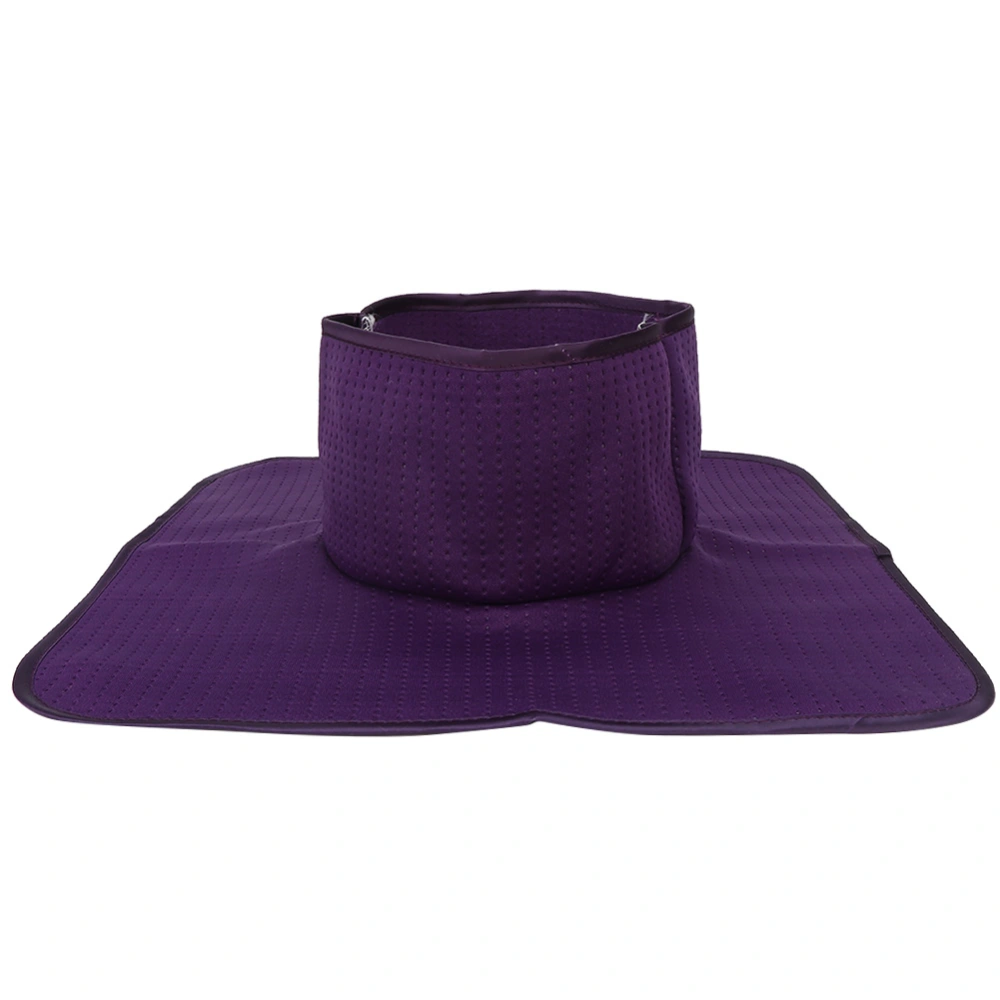 35x35cm Reusable Washable Hole Towel Beauty Salon Spa Lying Massage Towel (Purple)