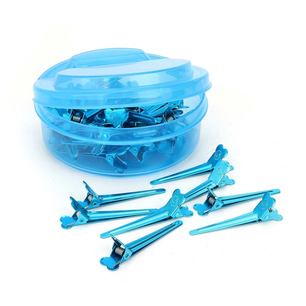 50pcs Salon Hairpins Mini Hair Clips Hairdressing Hairclip Hair Styling Tool (Blue)