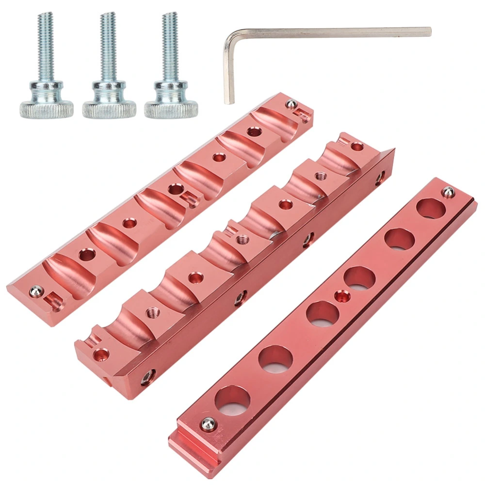 12.1mm 6 Holes Dual Use Aluminium Alloy DIY Lipstick Mold Cosmetic Lip Balm Maker (Rose Gold)