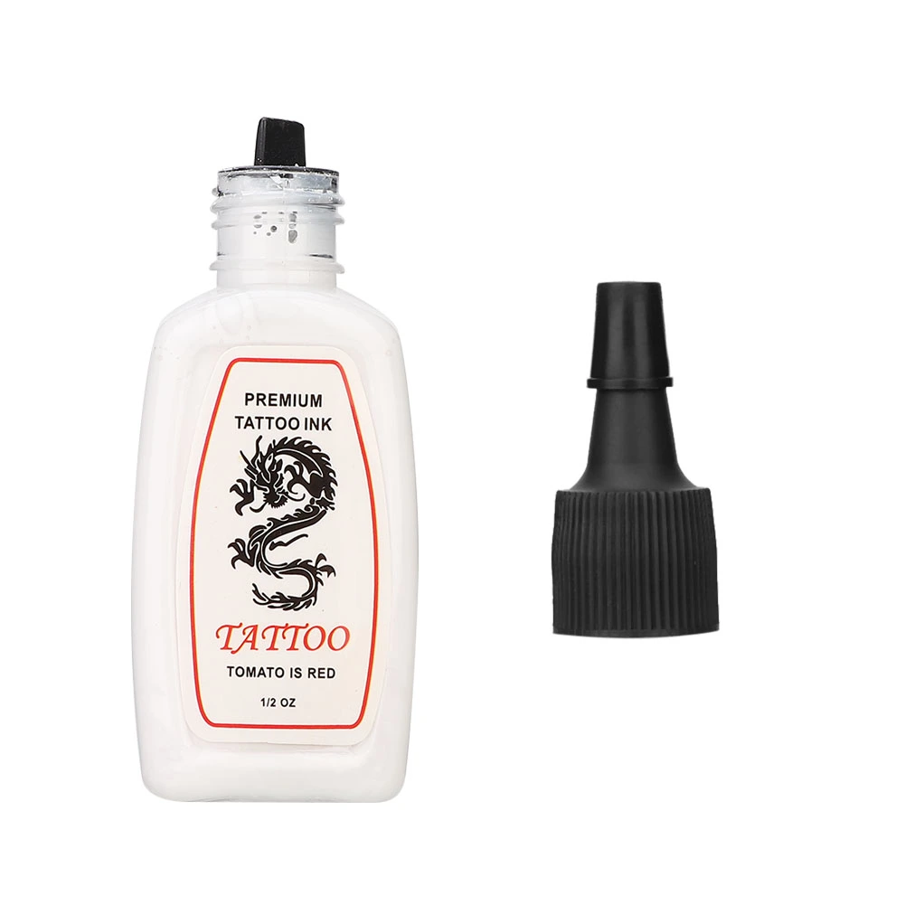 Professional Eyebrow Tattoo Ink Long Lasting Fast Coloring Tattoo Pigment 15ml (White)
