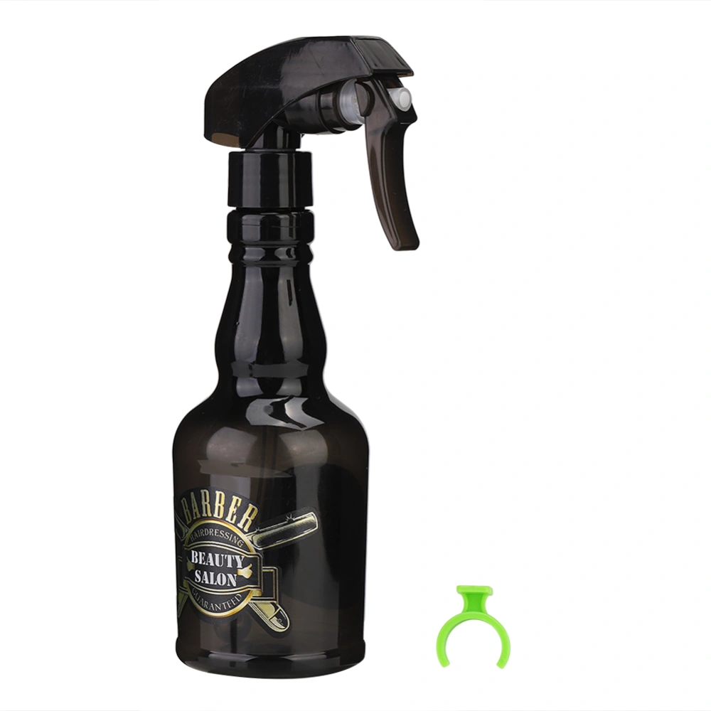 280ml Vintage Water Sprayer Refillable Barber Empty Spray Bottle Hair Accessory (Black)