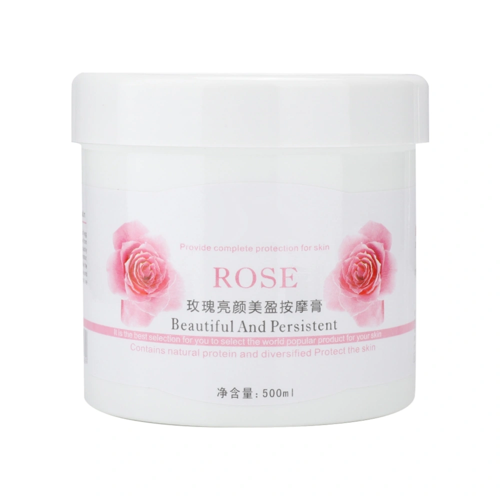 Rose Extract Massage Cream Face Moisturizing Oil Control Nourishing Cream 500g