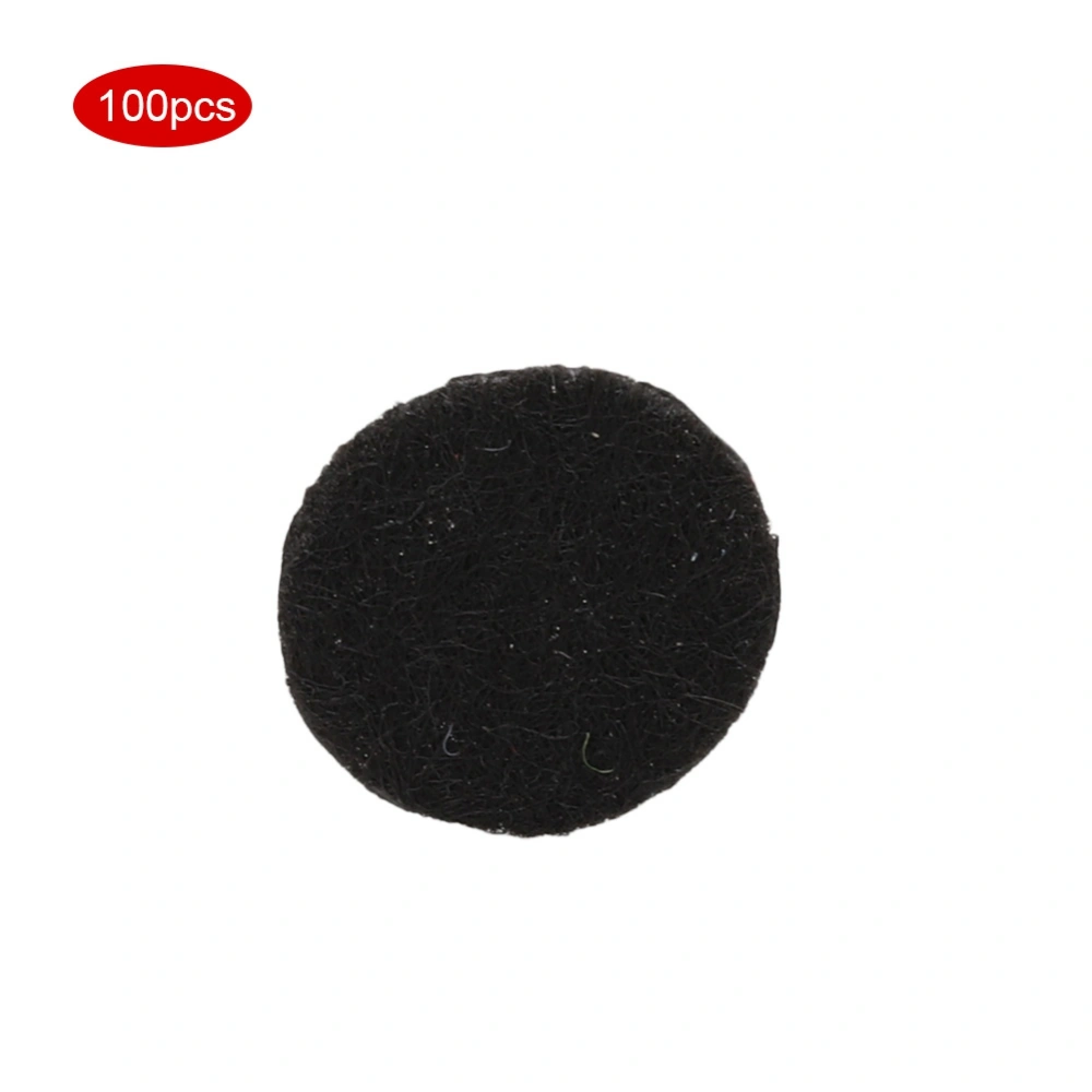 100pcs Black Round Filter Pads Accessory for Blackhead Removal Beauty Machine (20mm)