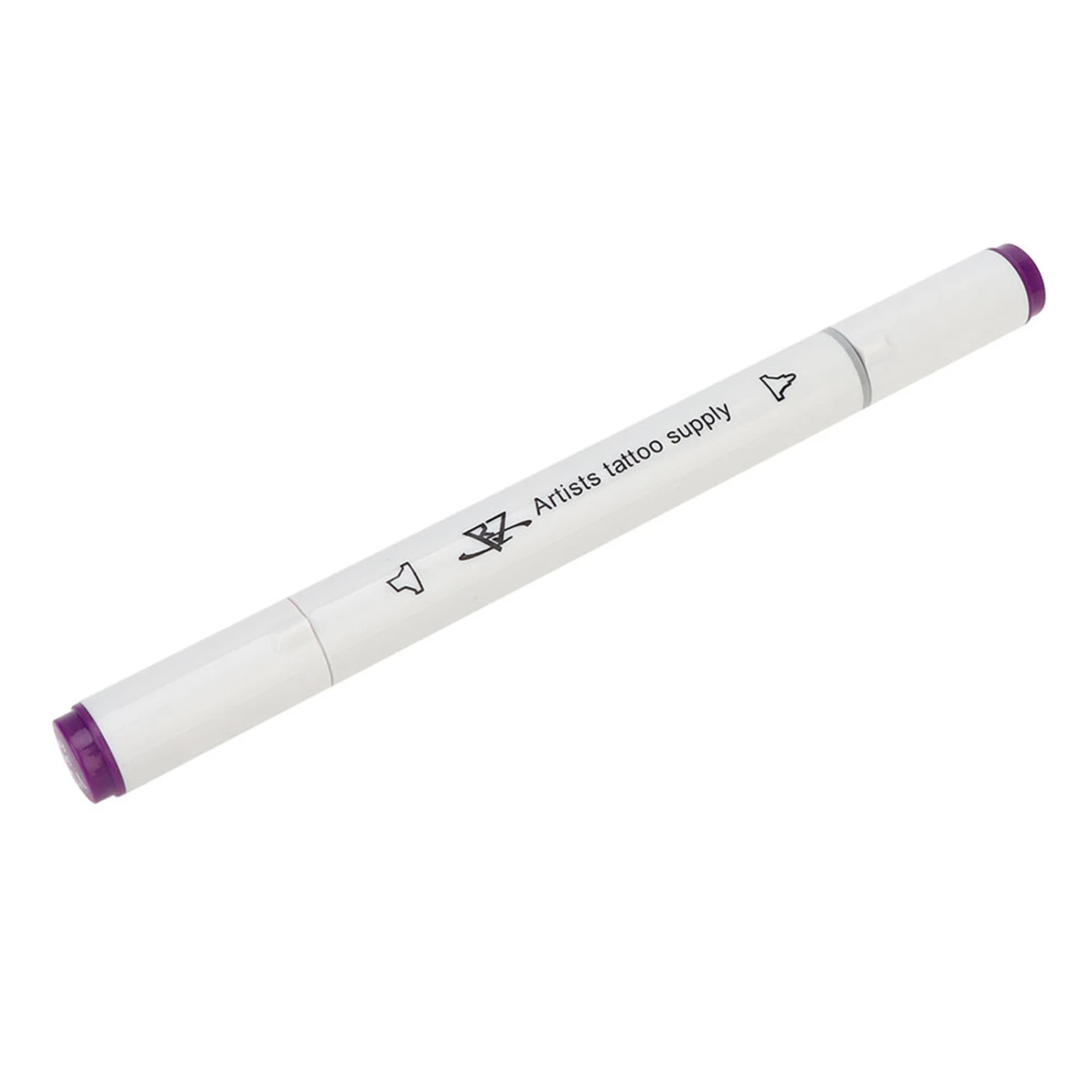 Double End Tattoo Positioning Skin Marker Marking Pen Tattoo Tool (Dark Purple)