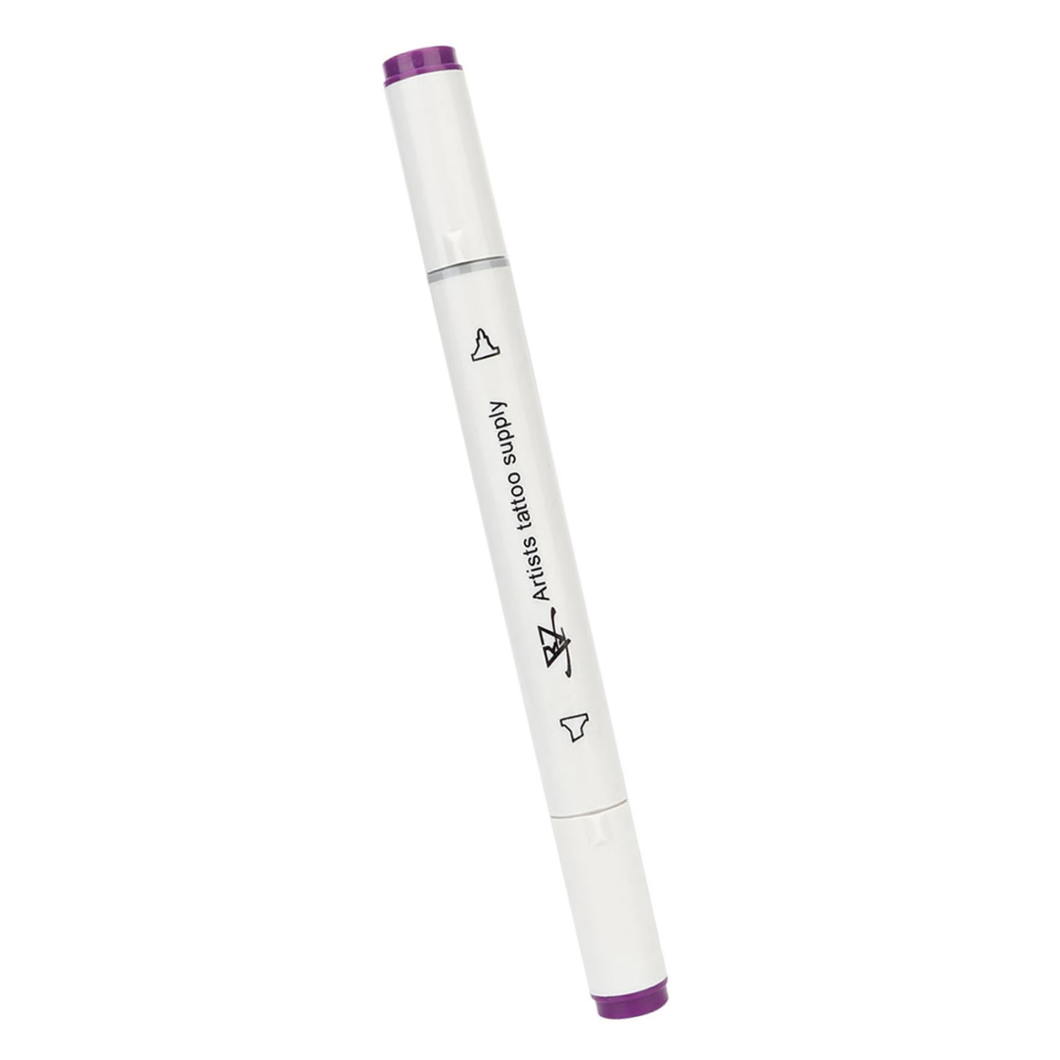 Double End Tattoo Positioning Skin Marker Marking Pen Tattoo Tool (Dark Purple)