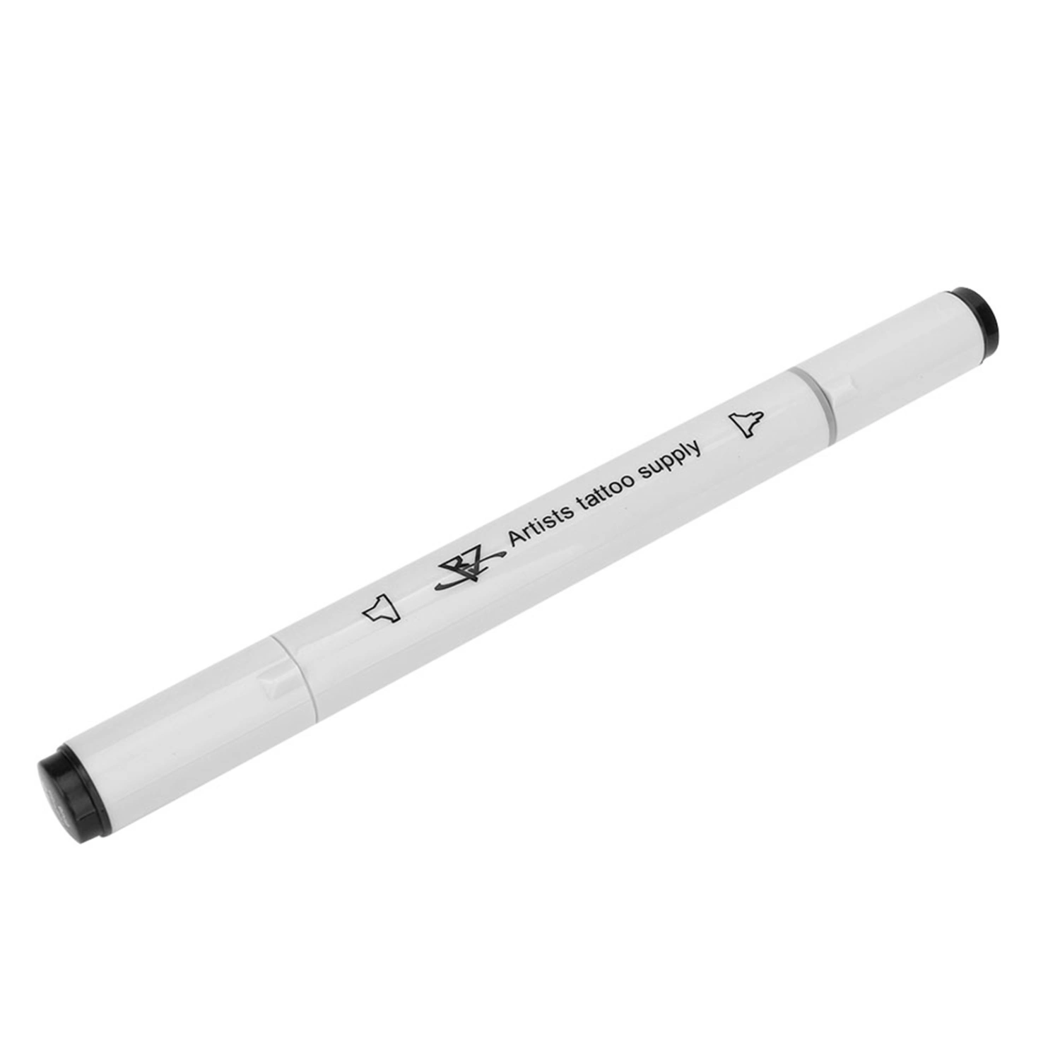 Double End Tattoo Positioning Skin Marker Marking Pen Tattoo Tool (Black)