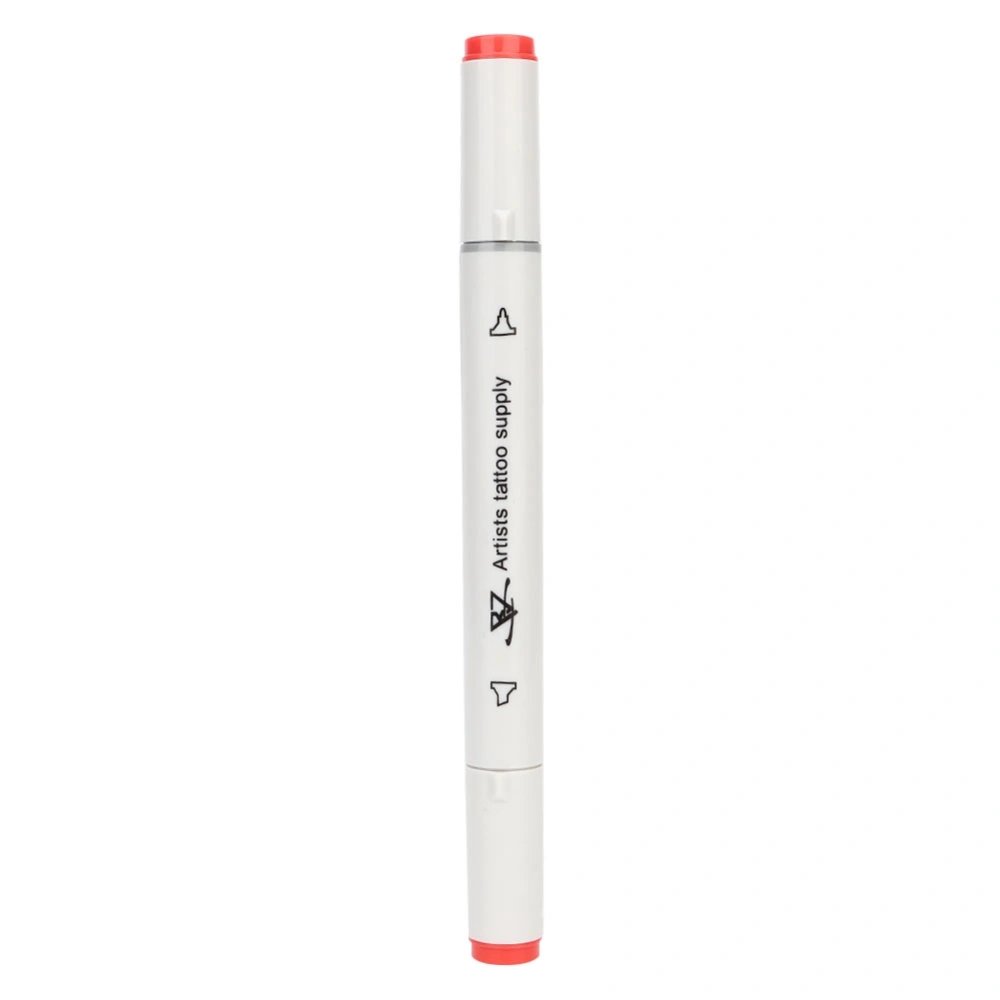 Double End Tattoo Positioning Skin Marker Marking Pen Tattoo Tool (Red)