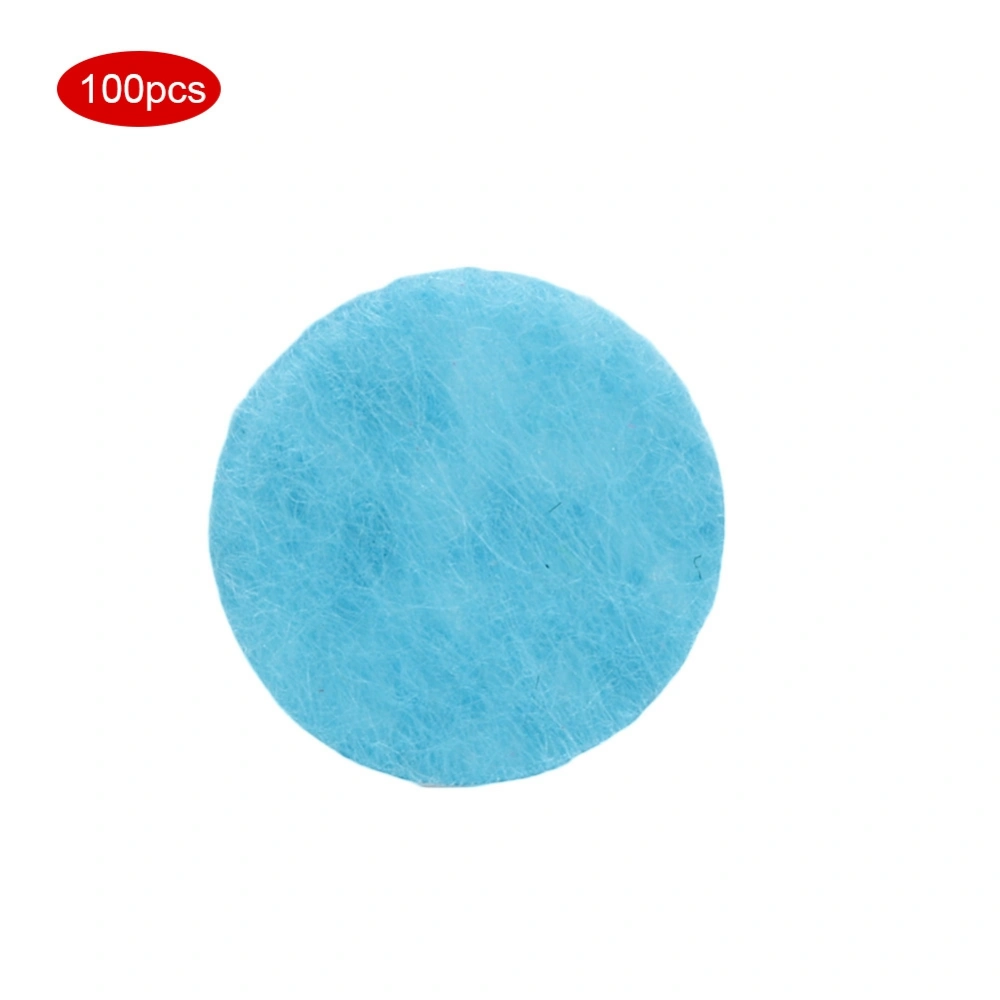 100pcs Blue Round Filter Pads Accessory for Blackhead Removal Beauty Machine (20mm)