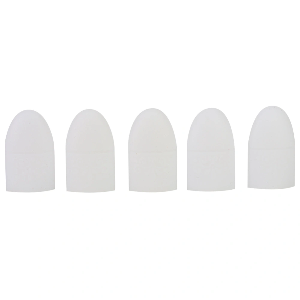 Portable Nail Polish Remover Clip Wrap Nail Art Gel Cleaning Soak Off Cap Manicure Tool (White)