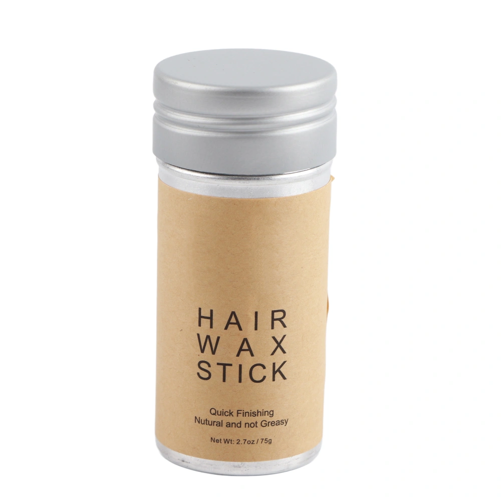 Hair Wax Stick Broken Hair Setting Hair Style Wax Bar for Men Women 75g