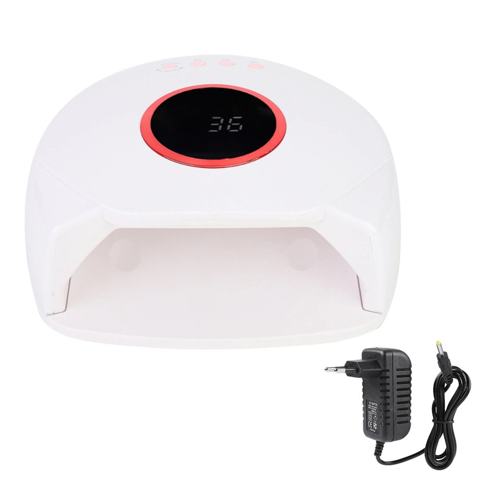 54w Intelligent Nail Polish Dryer UV Gel Lamp Curing Painless Machine Manicure Tool (EU Plug)