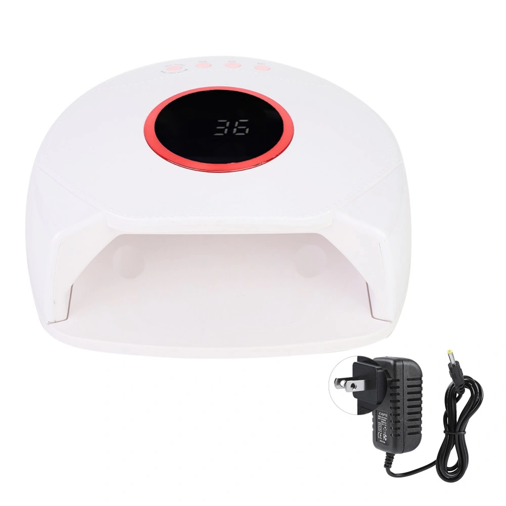 54w Intelligent Nail Polish Dryer UV Gel Lamp Curing Painless Machine Manicure Tool (US Plug)