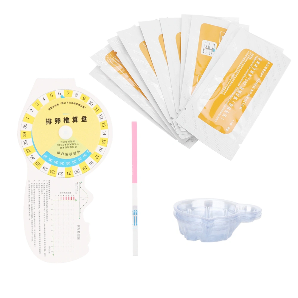 10pcs Ovulation Test Strip Early Pregnancy Adult Female Pregnant Rapid Test Tool