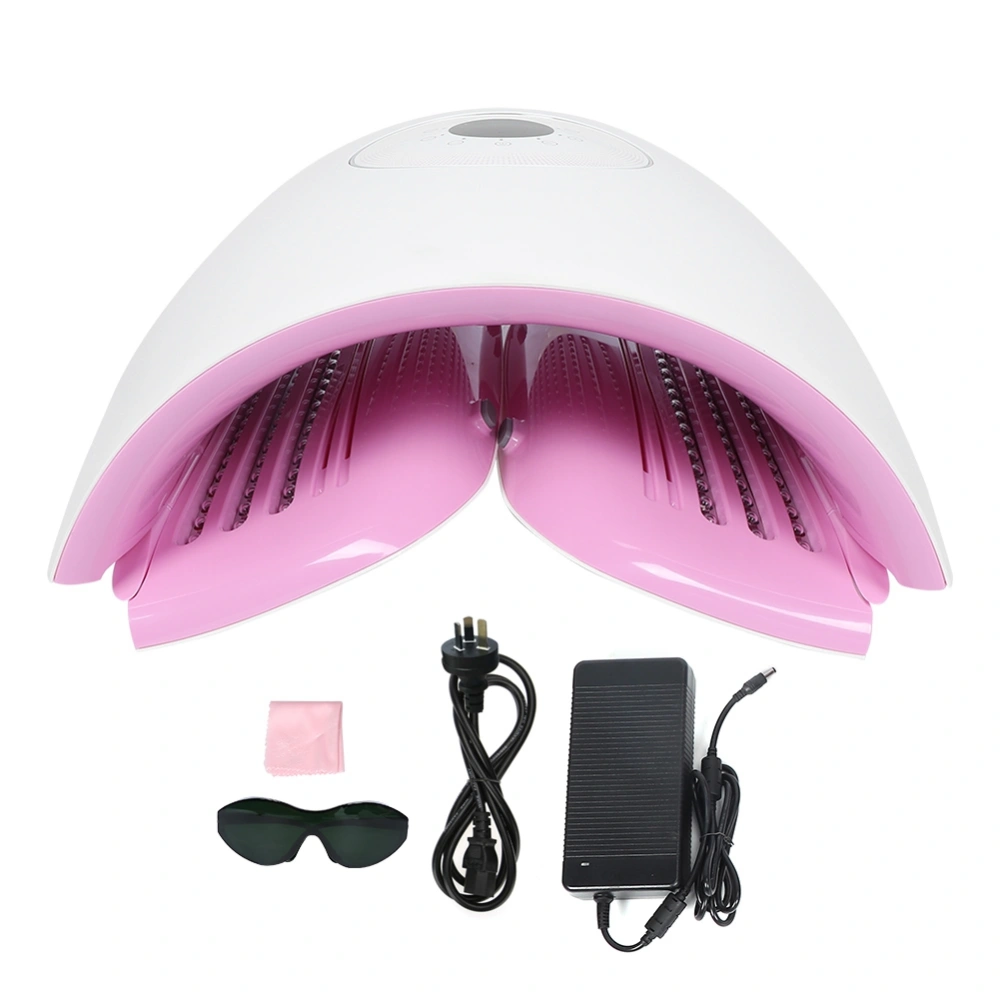 4-Color PDT Acne Wrinkle Removal Skin Rejuvenation Face LED Light Therapy Machine (AU Plug)