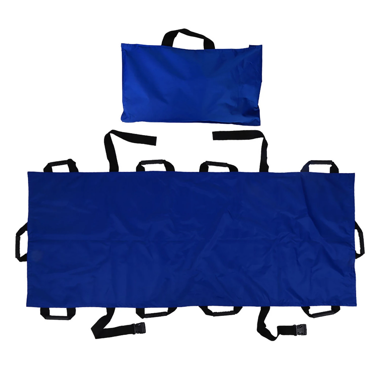Portable 10 Handles Oxford Cloth Household Stretcher Foldable Patient Transport Soft Stretcher