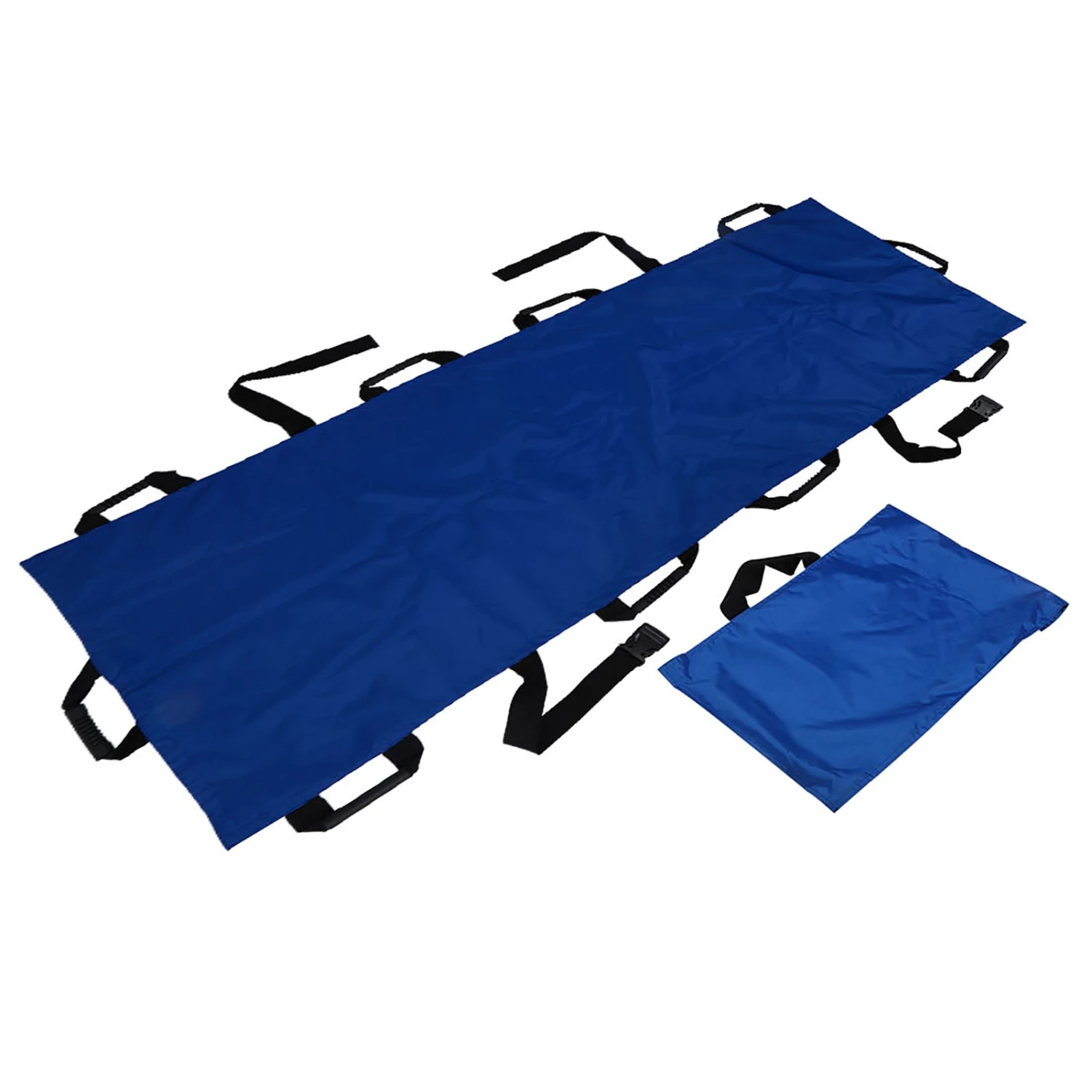 Portable 10 Handles Oxford Cloth Household Stretcher Foldable Patient Transport Soft Stretcher