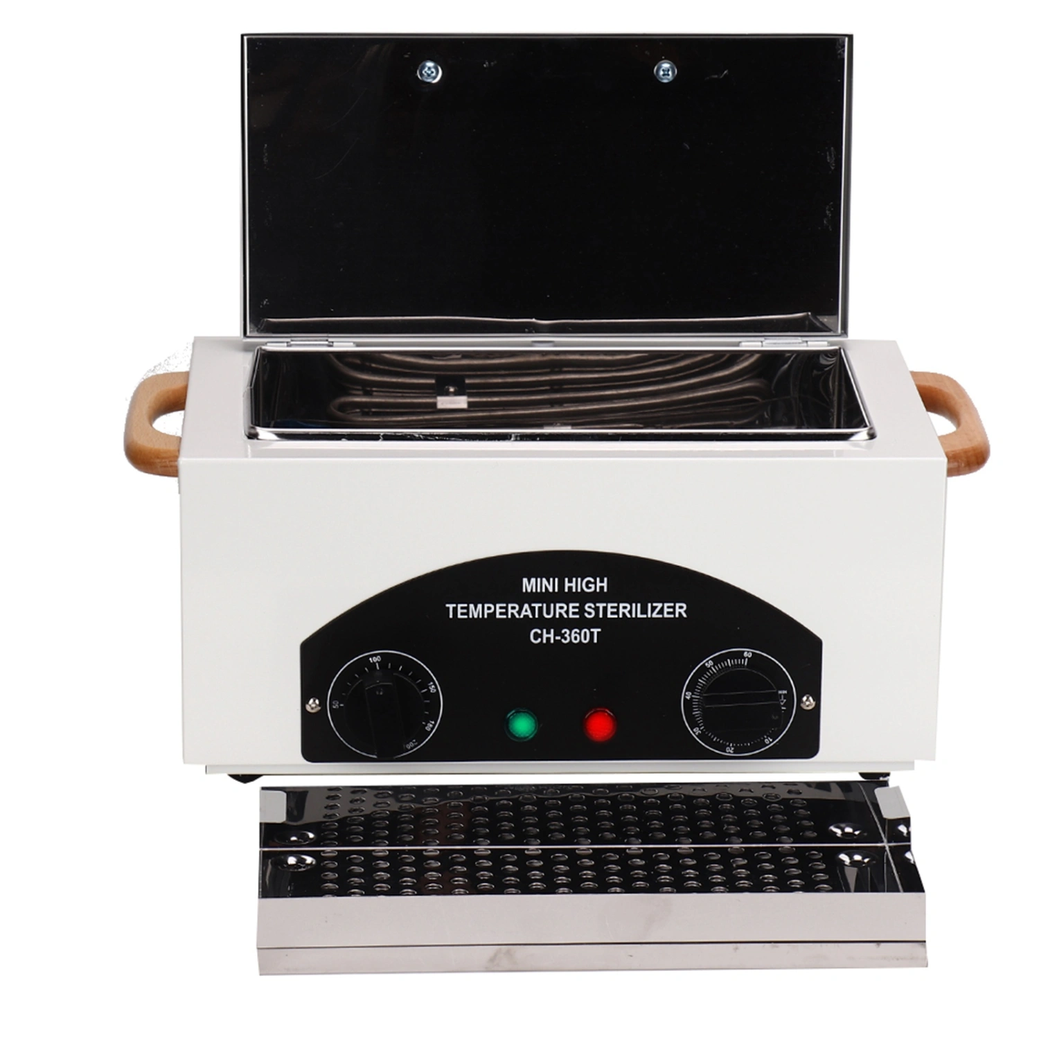 Electric High Temperature Nail Art Tool Sterilizer Manicure Disinfection Cabinet EU Plug
