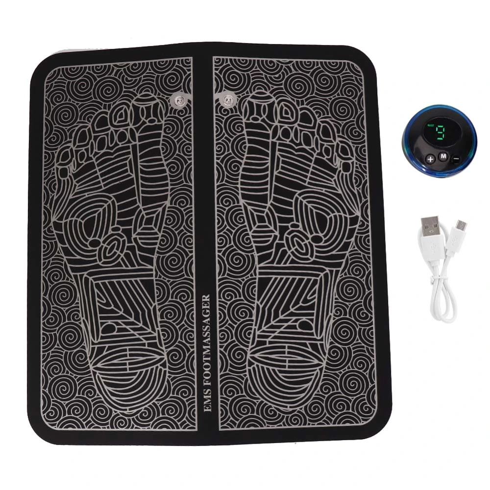 Electric EMS Foot Massage Pad Feet Acupuncture Stimulator Massager (Charging Type)