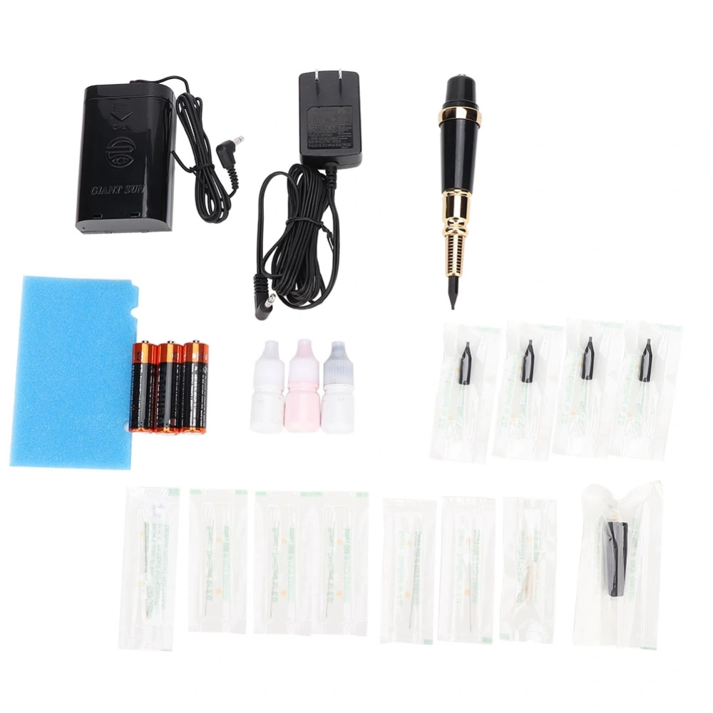 Semi permanent Makeup Professional Tattoo Machine for Eyebrow Lip Tattoo US Plug 100-240V