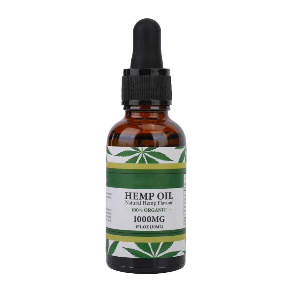 Natural Organic Hemp Oil Slip Aid Pain Relief Anti Stress 30ml/1000mg