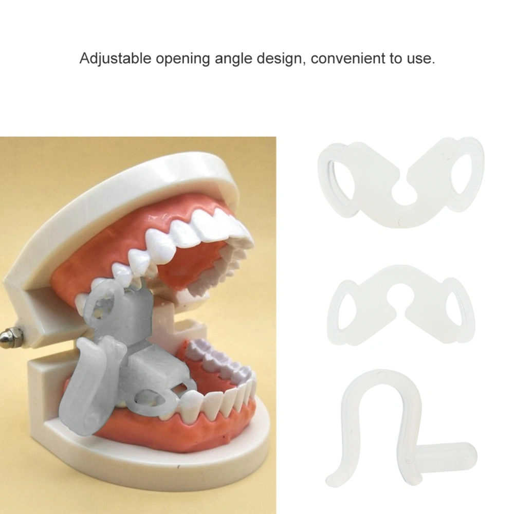 Soft Silicone Dental Bite Block Mouth Opener Dental Intraoral Cheek Retractor Oral Care Tools