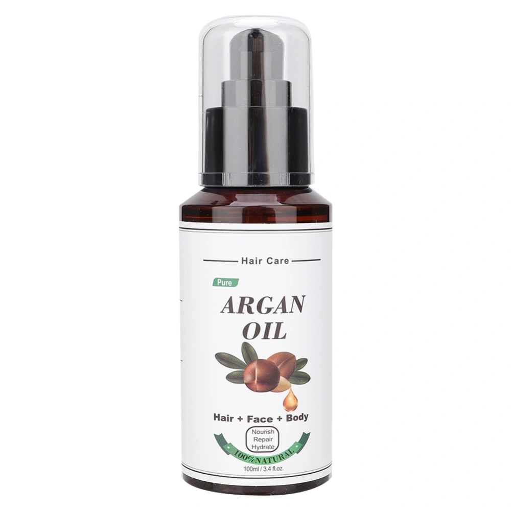 100ML Argan Oil Hair Care Essential Oil Damaged Hair Repairing Nourishing Essential Oil