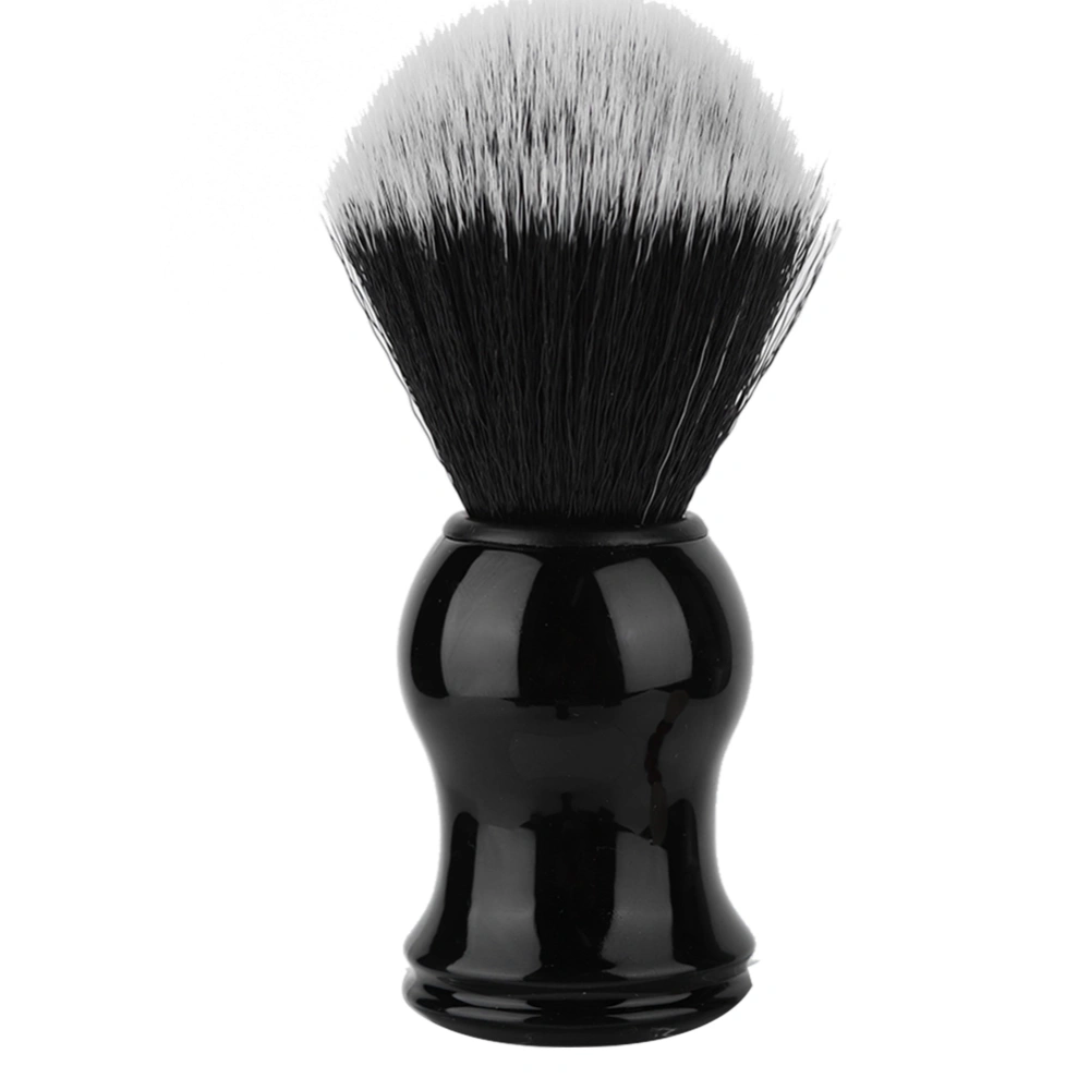 Portable Men Soft Brush Hair Delicate Handle Beard Shaving Brush Barber Salon Tool #02