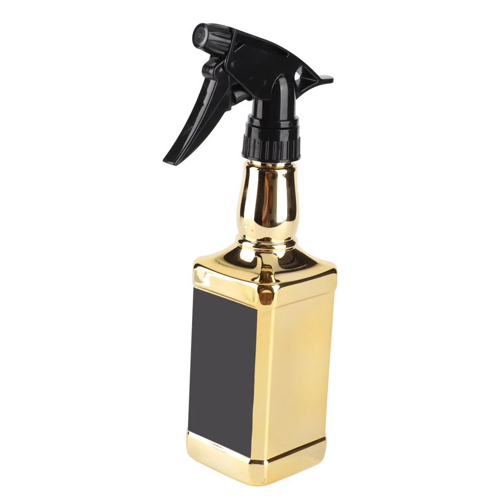 500ml Hairdressing Spray Bottle Salon Barber Hair Tools Home Gardening Water Sprayer (Gold)