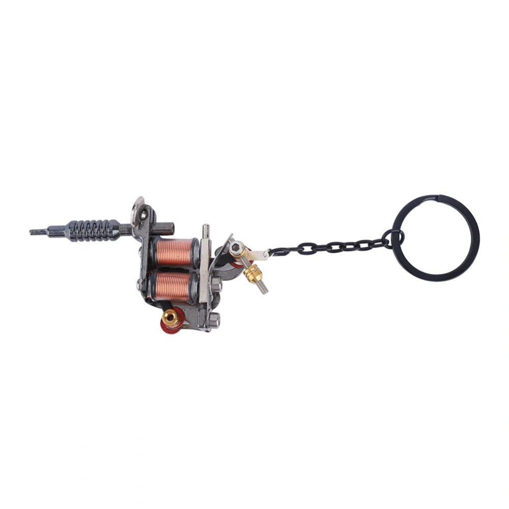 Portable Mini Tattoo Machine Tattoo Supply Keychain Pendant Ornament (Type A)